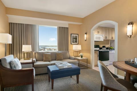 Two queens terrace suite oceanfront | Premium bedding, pillowtop beds, in-room safe, iron/ironing board