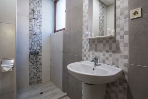 Classic Double Room, 1 King Bed, Non Smoking, Balcony | Bathroom | Shower, free toiletries, hair dryer, towels