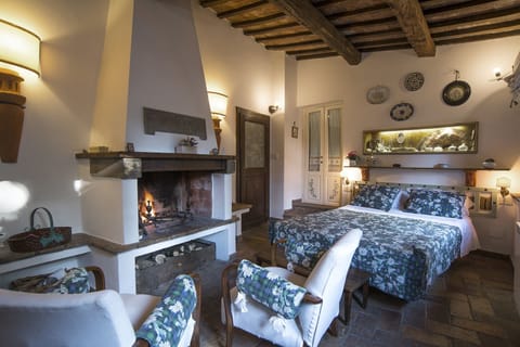 Apartment, Terrace (Bicocca) | Living area | Fireplace