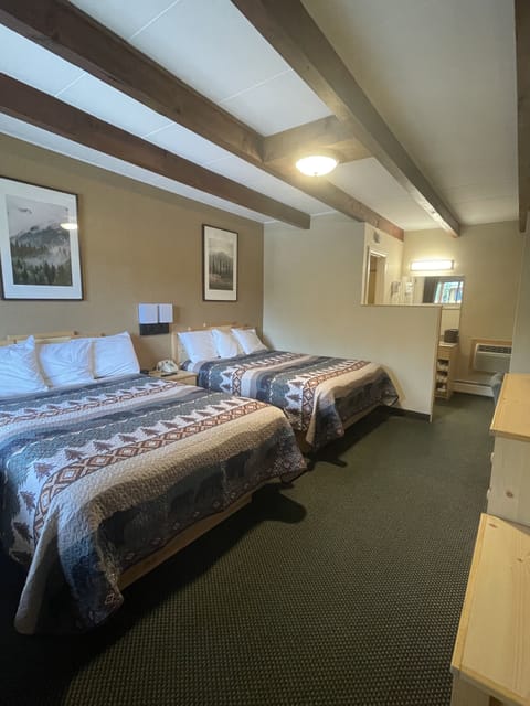 Standard Room, 2 Queen Beds | Desk, blackout drapes, free WiFi, bed sheets