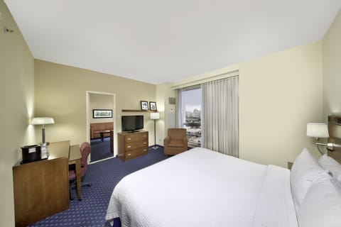 Suite, 1 Bedroom | In-room safe, desk, blackout drapes, iron/ironing board