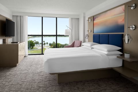 Suite, 1 Bedroom, Lake View | Premium bedding, down comforters, pillowtop beds, in-room safe