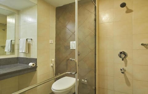 Premium Room | Bathroom | Shower, rainfall showerhead, free toiletries, hair dryer