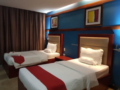 Executive Twin Room, 2 Twin Beds | Desk, blackout drapes, free WiFi, bed sheets