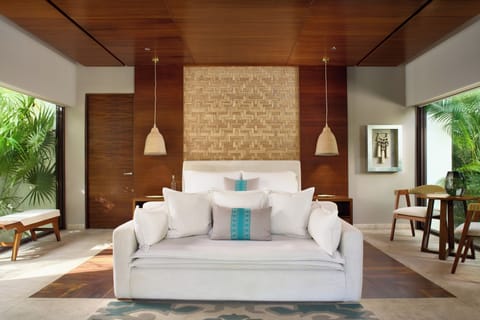 Serenity pool villa | Egyptian cotton sheets, premium bedding, free minibar, in-room safe