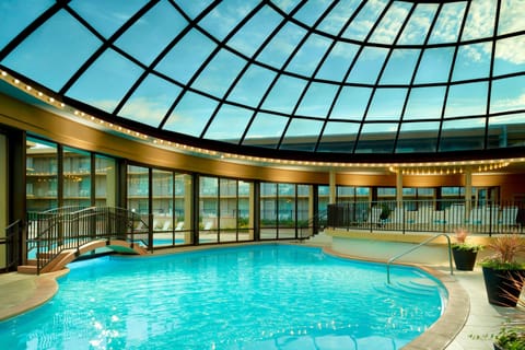 Indoor pool, outdoor pool