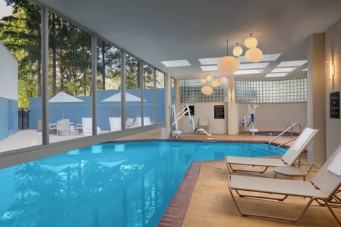 Indoor pool, outdoor pool