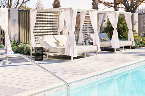 Outdoor pool, free cabanas