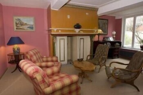 Flat-screen TV, DVD player