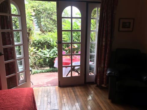 Deluxe Single Room, 1 King Bed, Patio, Garden View | Terrace/patio