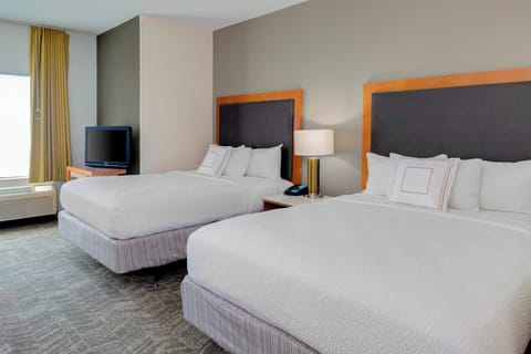 Suite, Multiple Beds | Pillowtop beds, desk, laptop workspace, blackout drapes