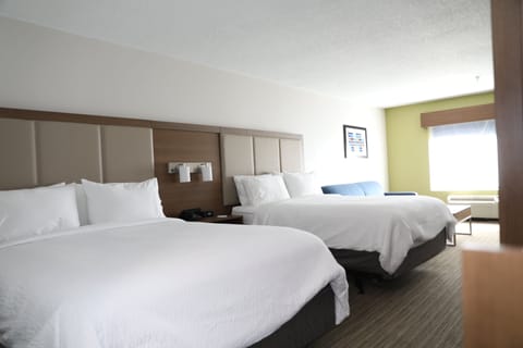 Suite, 2 Queen Beds | In-room safe, desk, iron/ironing board, free cribs/infant beds