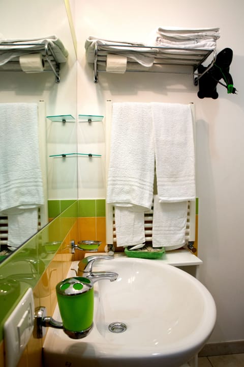 Double Room Single Use | Bathroom | Shower, free toiletries, hair dryer, bidet