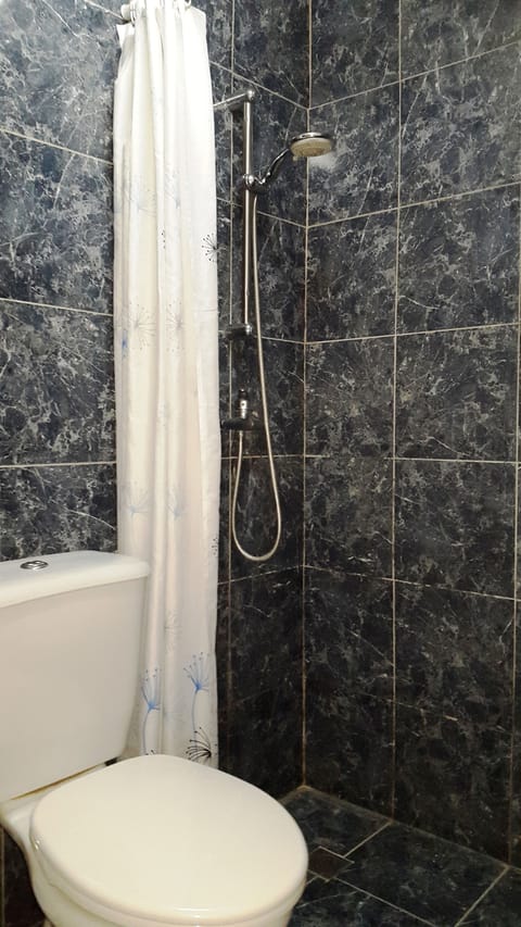 Economy Room | Bathroom | Shower, free toiletries, hair dryer, towels