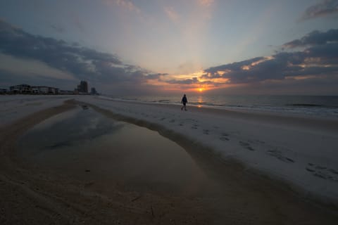 On the beach