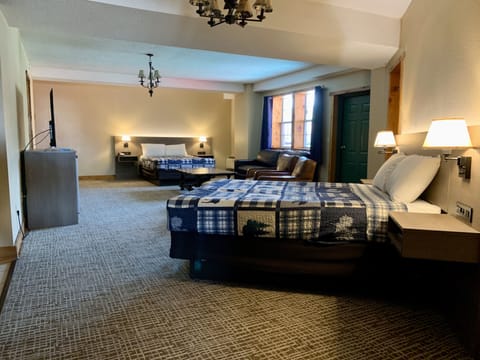 City Suite, 2 Queen Beds | Blackout drapes, iron/ironing board, free WiFi, bed sheets