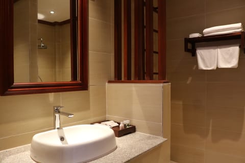 Deluxe Single Room | Bathroom | Shower, free toiletries, hair dryer, bathrobes