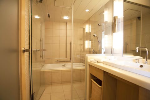 Suite (Palace View) | Bathroom | Combined shower/tub, free toiletries, hair dryer, slippers