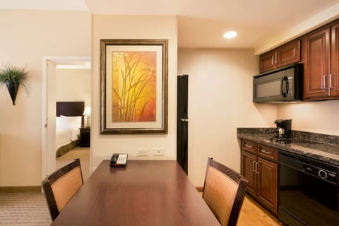 Suite, 2 Bedrooms, Non Smoking | Private kitchen | Full-size fridge, microwave, stovetop, dishwasher