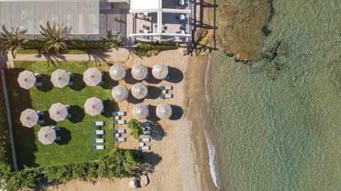 Private beach nearby, sun loungers, beach umbrellas, rowing