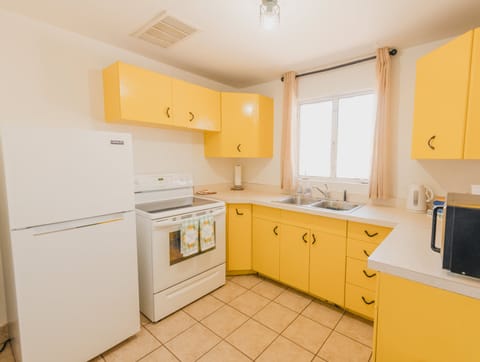 Family Apartment, 3 Bedrooms | Private kitchen | Full-size fridge, microwave, oven, stovetop