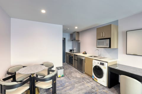 Two Bedroom Suite with Two Bathrooms | Private kitchen | Mini-fridge, microwave, oven, stovetop