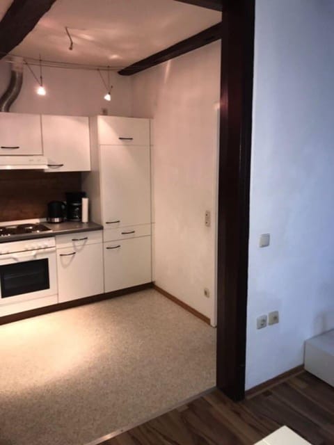 Apartment (Nr. 4) | Private kitchen | Fridge, microwave, oven, stovetop