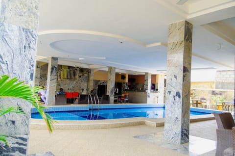 Indoor pool, outdoor pool