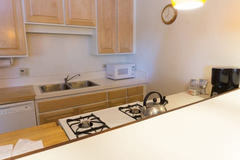 Condo, 1 Bedroom | Private kitchen | Fridge, microwave, oven, dishwasher