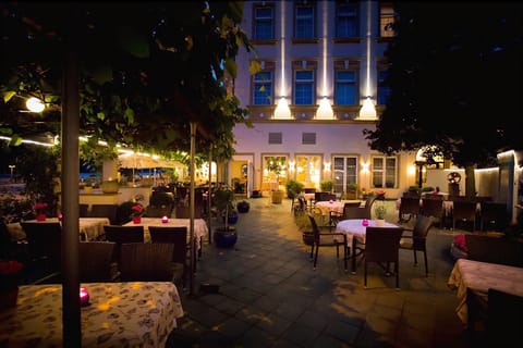 Front of property - evening/night