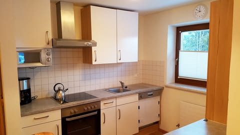 Apartment, 2 Bedrooms | Private kitchen | Fridge, microwave, oven, stovetop