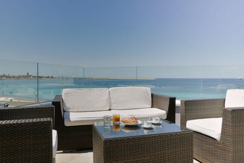 Superior Apartment, 2 Bedrooms, Terrace, Sea View | Terrace/patio