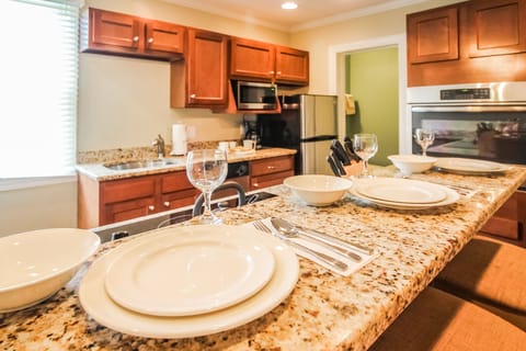 Luxury Room, 2 Bedrooms | Private kitchen | Fridge, microwave, dishwasher, coffee/tea maker