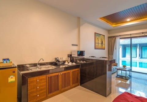 Villa, 2 Bedrooms, Pool Access | Premium bedding, minibar, in-room safe, individually decorated