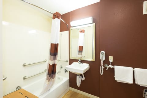 Business Room, 1 King Bed, Accessible, Non Smoking | Accessible bathroom