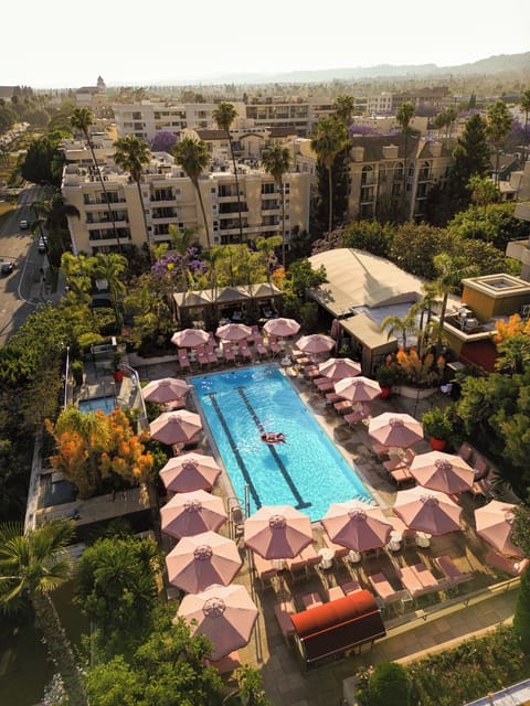 Outdoor pool, cabanas (surcharge), pool umbrellas