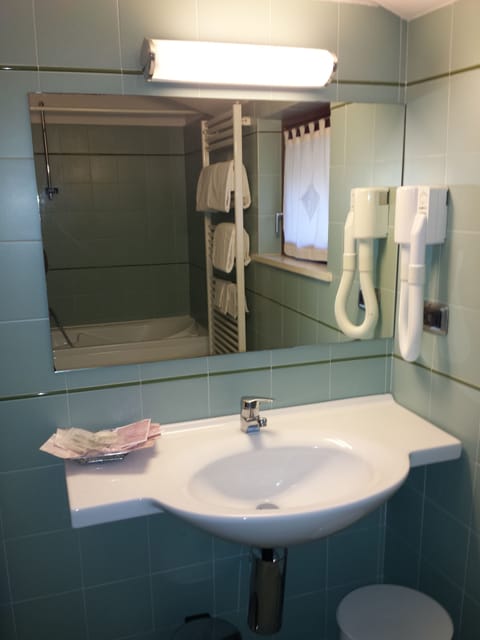 Free toiletries, hair dryer, bidet