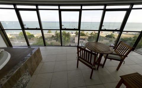 Suite, 1 King Bed, Balcony, Oceanfront | Balcony