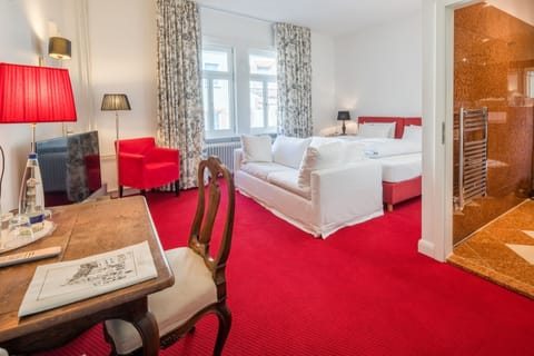 Deluxe Double Room | Premium bedding, free minibar items, in-room safe, desk