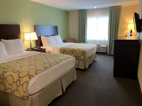 Room, 2 Queen Beds, Non Smoking | In-room safe, desk, blackout drapes, soundproofing