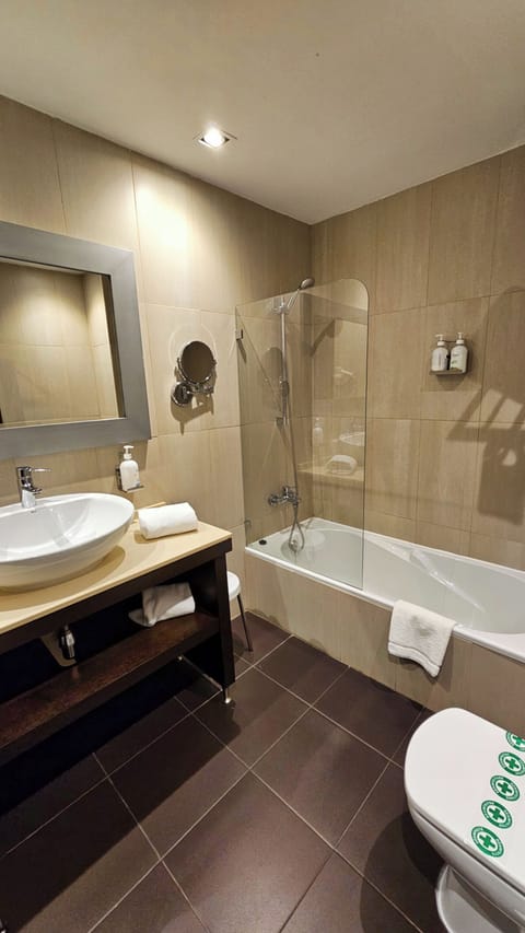 Single Room | Bathroom | Combined shower/tub, free toiletries, hair dryer, bidet