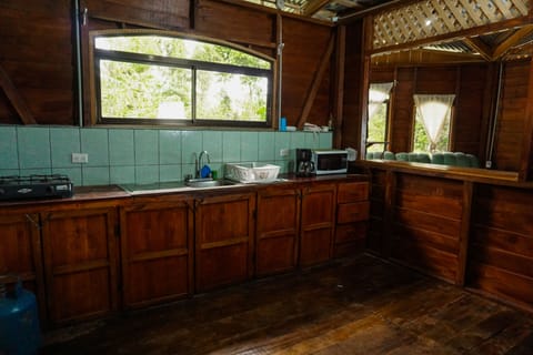 Family Cottage, Multiple Beds, Terrace, Garden View | Private kitchen | Eco-friendly cleaning products