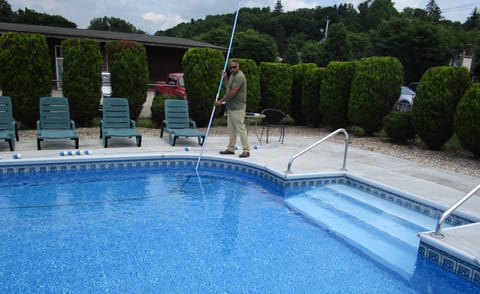 Seasonal outdoor pool