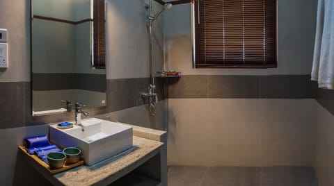 Deluxe Room | Bathroom | Shower, free toiletries, hair dryer, bathrobes