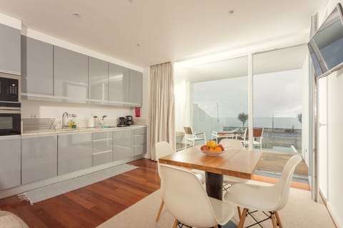 Premium Apartment, 1 Bedroom, Ocean View (Coast 2) | Private kitchen | Fridge, microwave, oven, stovetop