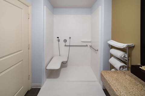 Room, 1 King Bed, Accessible, Non Smoking (Mobility/Hearing, Roll-In Shower) | Accessible bathroom