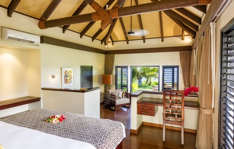 Oceanfront Pool Villa | Minibar, in-room safe, individually decorated, individually furnished