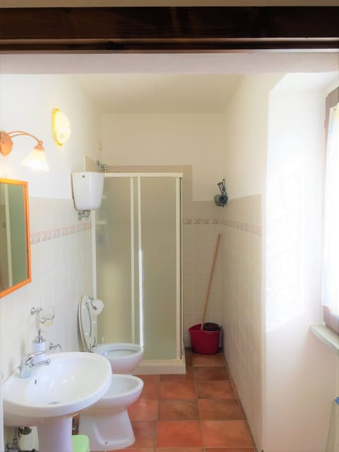 Apartment, Park View (Altair) | Bathroom | Hair dryer, bidet, towels