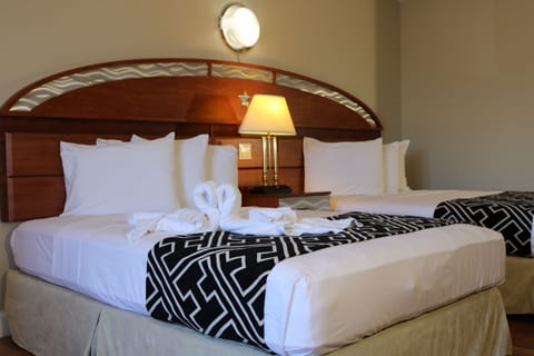 Standard Double Room, 2 Double Beds, Non Smoking | Premium bedding, pillowtop beds, in-room safe, blackout drapes