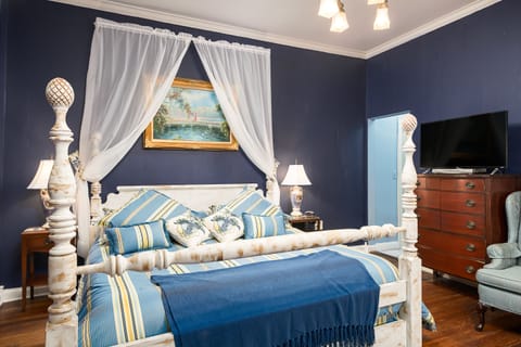 The Colonial King Suite | Individually decorated, individually furnished, iron/ironing board